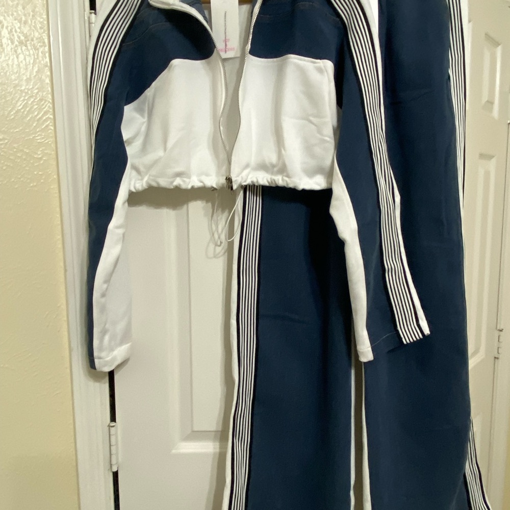 Stylish Jean and White Women's Set